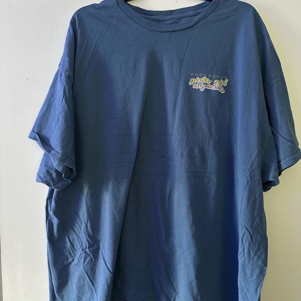 Casual Blue Women's Short Sleeve Tee